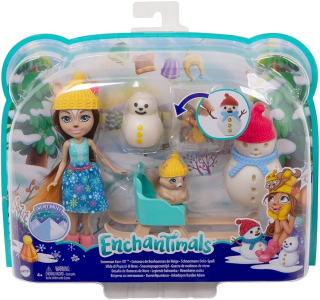 ENCHANTIMALS - Enchantimals zodpovedajúce Snowman Ball Kit GNP16