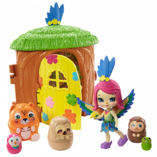 ENCHANTIMALS - Enchantimals Forest Lodge Parrot Peki Parrot GTM49