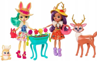 Enchantimals Záhradný Čarovný Králik Jeleň Mattel FDG01