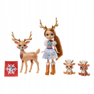 ENCHANTIMALS - Enchantimals Rainey Reindeer + Renipers GNP17