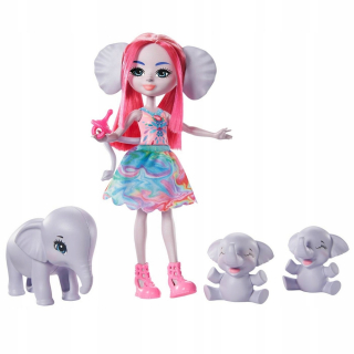 ENCHANTIMALS - Enchantimals slony Esmeralda Elephant Doll GTM30