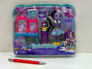 ENCHANTIMALS - ENCHANTIONS WC + DOLLY SOUNK SKUNK GJX34 / 6