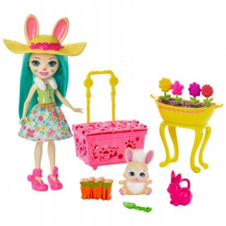 ENCHANTIMALS - Enchantimals Spring Bunnies + Doll Fluffy Bunny