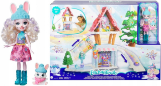 ENCHANTIMALS - Enchantimals Winter Cottage Doll + Animal GJX50