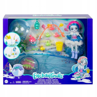 ENCHANTIMALS - Enchantimals Zimný rybolov s Sashay Seal Doll