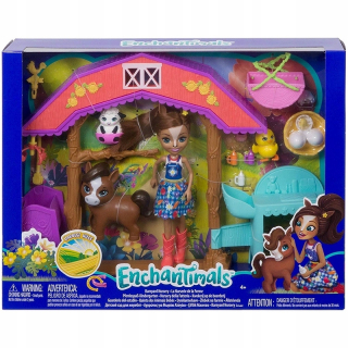ENCHANTIMALS - Enchantantimals škôlky na bábiku + kôň GJX23