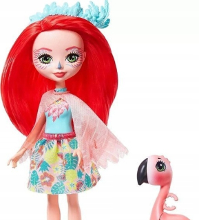 ENCHANTIMALS - Enchantimals Flaming Bábika s Flamingo Swash