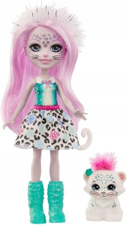 ENCHANTIMALS - Enchantimals Doll Sybill Snow Leopard Leopard