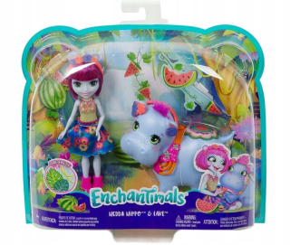 Enchantimals bábika veľký hroch GFN56/6