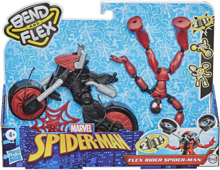 SPIDERMAN - F0236 HASBRO Spiderman Flex Rider a Motocykel