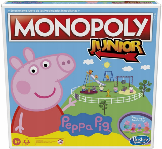 Pepa Pig - F1656 Hasbro hra Monopoly Junior Peppa prasa