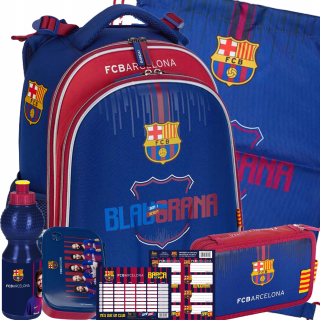 Aktovka školská taška - FC Barcelona školská taška FC-220 SET 7EL.
