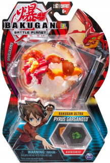Bakugan - Bakugan Bitka Figúrka Ultra Pyrus Garganoid