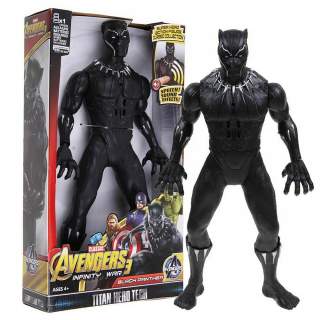 BATMAN - Black Pantera Avengers Figurine Sound 30 cm LED