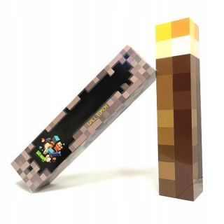 MINECRAFT  - Figúrka hra Minecraft Torch LED Wand svieti