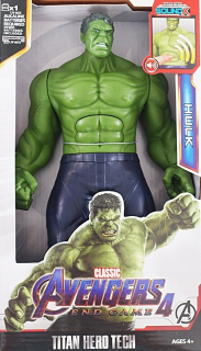 HULK - Figúrka HULK s interaktívnymi zvukmi, 29 cm