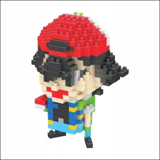 Pokémoni - Figúrka Pokemon Go Ash + Box 350el.