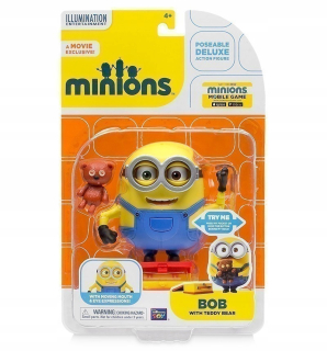Mimoni - Minionka Deluxe Figurine - Bob s medvedíkom