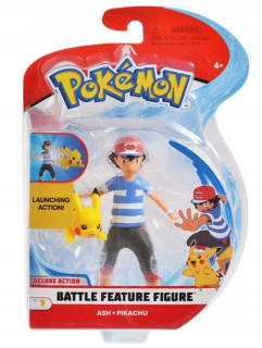 Pokémoni - Figúrka Pokemon Battle Deluxe Ash & Pikachu