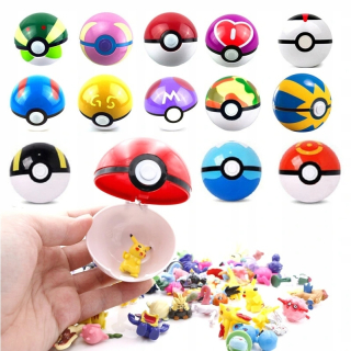 Pokémoni - Figúrka Pokemon Pokeball Toy + Figurine 13 ks