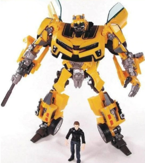 TRANSFORMERS - Figúrka Robot Auto Bumblebee Yellow Black Sam 25 cm