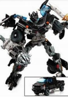 TRANSFORMERS - Figúrka Robot Auto Transformátory Black Hot Black