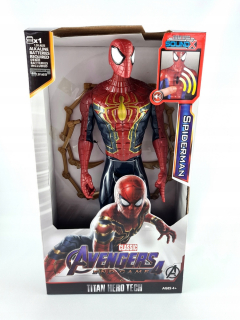 SPIDERMAN - Figurín Spiderman Sťahovacie prvky 30cm Zvuk