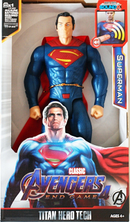 Superman - Figurine Superman s interaktívnymi zvukmi, 29 cm