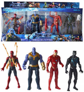 SPIDERMAN - Avengers Thanos Iron Man Spiderman Figures