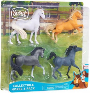 Spirit koník Mustang - Obrazovky Kone 4 ks Spirit Mustang Sloboda