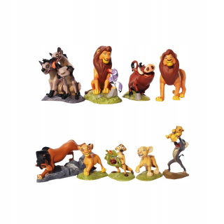 Leví kráľ - Čísla King Lew Simba Skaza Timon Pumba 9ks