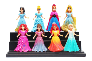 Elsa Frozen - Čísla Princess Elsa Anna Bella Ariel Set