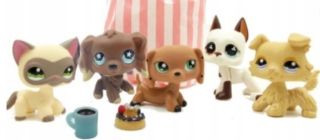 Littlest Pet Shop - Čísla LPS Littlest Pet Shop Dachshund Dog Spaniel!