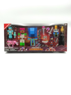 MINECRAFT  - Minecraft 7 figúrky Figurines a rekvizity