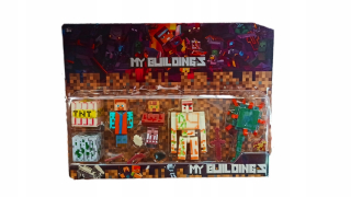 MINECRAFT  - Čísla minecraft golem moje budovy w4 set