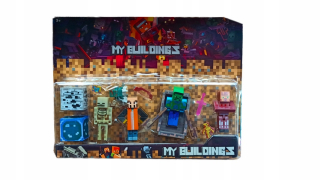 MINECRAFT  - Čísla Minecraft Zombie Moje budovy SET W1