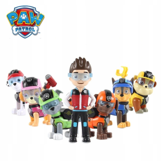 PAW Patrol - Figuriny pohybujúce sa pes PATROL SET - 7 ks.