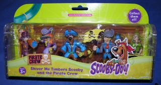 Scooby Doo - Obrázky Scooby-doo 5 ks pirátske posádky w-wa 7cm