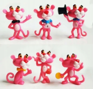 Spongebob - Figurines SpongeBob Pink Pantera Cat Hot 6ks