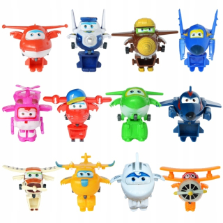 SUPER WINGS - Obrázky Super Wings Airplanes Nastavte 12 položiek