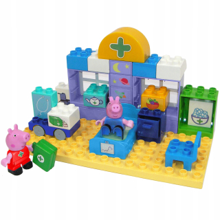 Pepa Pig - Obrázky Peppy a George + Blocks + kufor