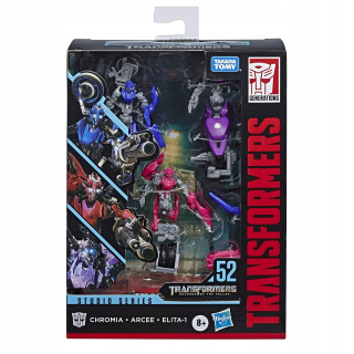 TRANSFORMERS - Obrázky Transformátory DeLux Chrome Arcee Elita-1
