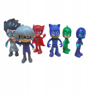 Pyžamasky - Čísla z rozprávky Pidżmerssi Pjmasks - 6 kusov
