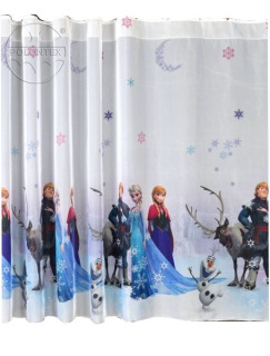 Elsa Frozen - Detská opona Disney 220x150 Land of Ice Olaf