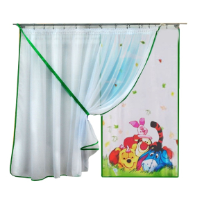 Medvedík Pú - Záclony Záclony Baby Panel Winnie POOH