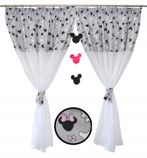 Minnie Mouse - Detská záclonová myš Minnie Penders 300x160