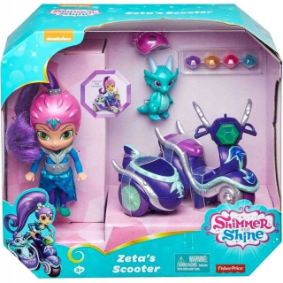 Shimmer a Shine - Fisher-Cena Shimmer / Shine Doll Zeta Scooter FN31