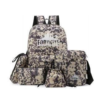 Školská taška - batoh, set, zostava - Fortnite School Batchpack Multiple 3 DS