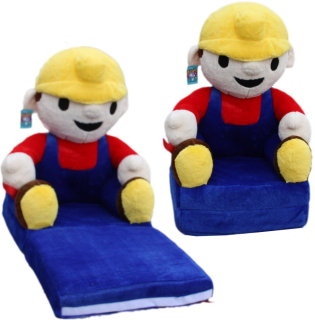Staviteľ Bob - Bob Armchair Plush 2in1 PofA gauč