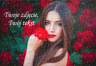 Foto puzzle s foto + text a pole A4 96 EL